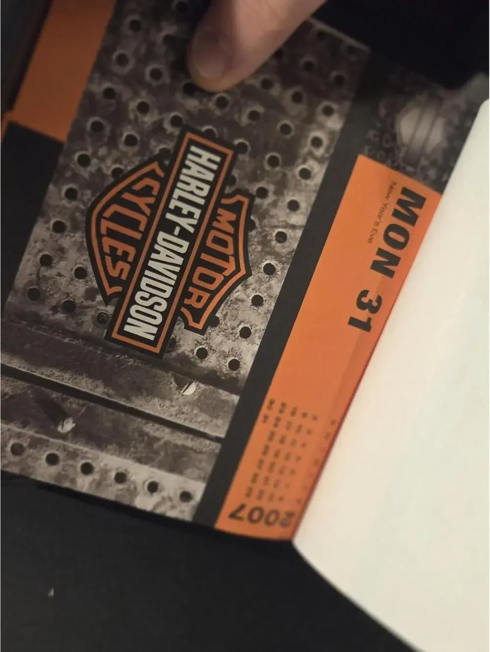 2007 Harley-Davidson Day-At-A-Time Boxed Calendar - Motorcycles DateWorks